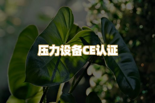 压力设备CE认证
